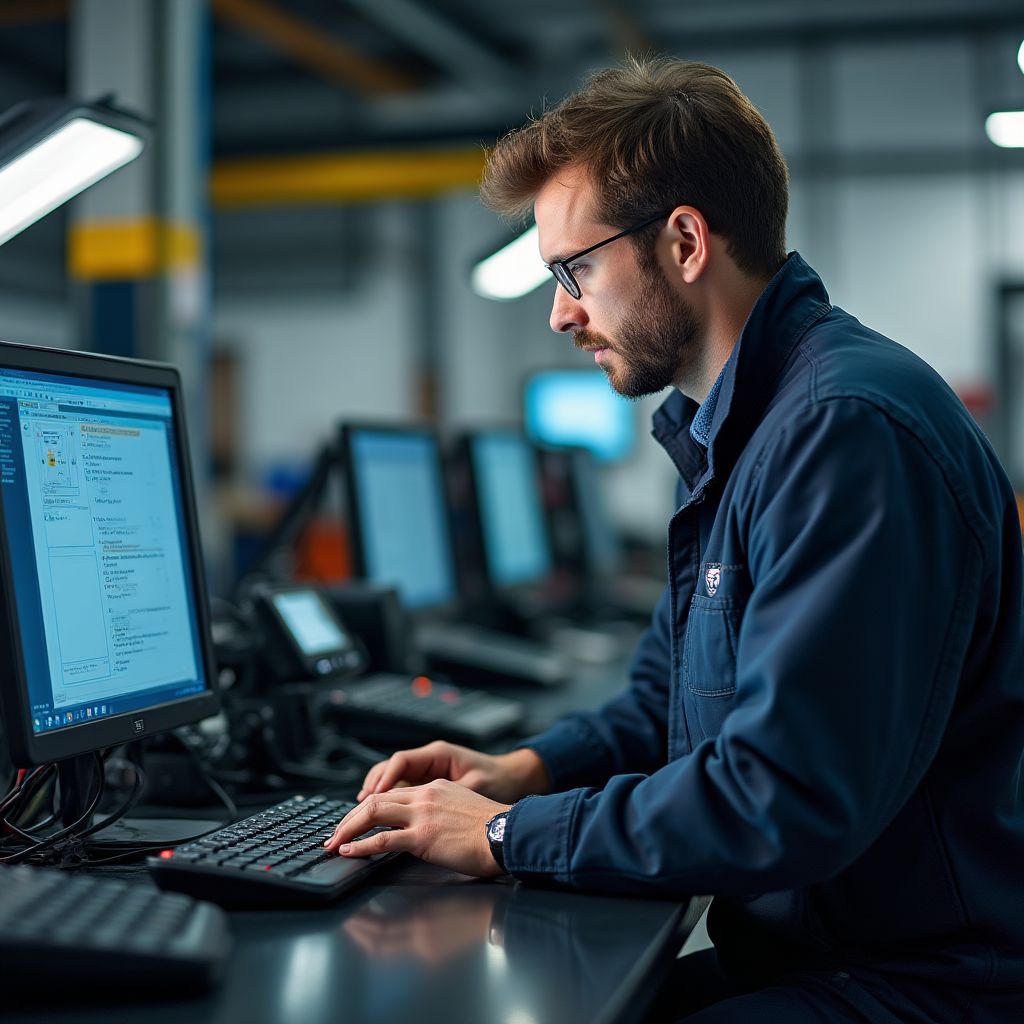 Área de diagnóstico computarizado